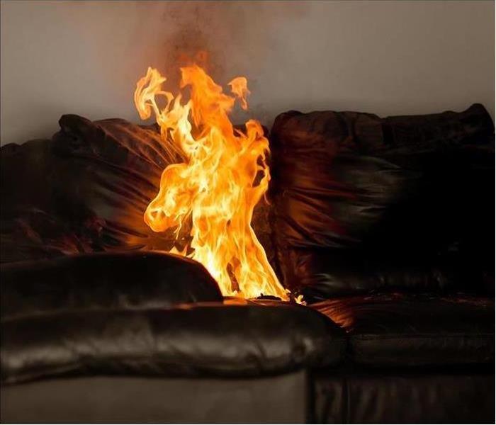 Couch on Fire